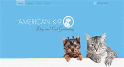 Desktop Screenshot of americank9grooming.com